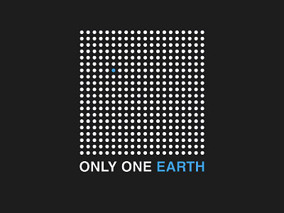 Only One Earth graphic design