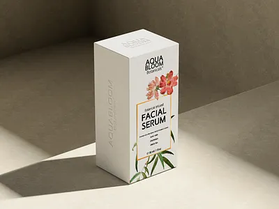 Packaging | AquaBloom Botanicals cosmetic cosmetics design graphic design packaging packagingdesign