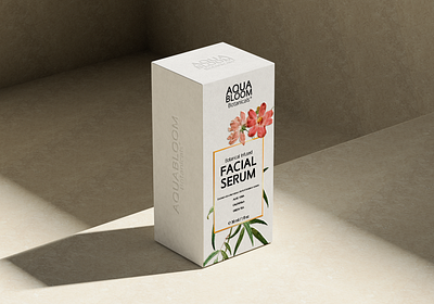 Packaging | AquaBloom Botanicals cosmetic cosmetics design graphic design packaging packagingdesign