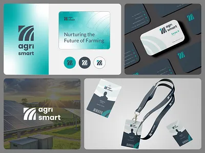 Agri SMART - Smart Farming Logo design abstract adobe illustrator adobe photoshop agriculture agriculture logo brand brand identity farming logo graphic design illustration logo logo design minimal smart farming visual identity