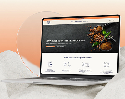 Fresh Coffee Website – Subscribe for Your Daily Brew ☕ appdesign coffee subscription css design figma html persona productdesign prototype ui uiux usability test ux ux reaserch webdesign website wiraframing