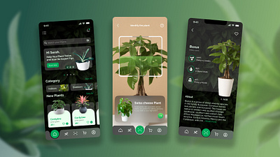 Plant Care App🌿 appdesign css figma html mobile app photoshop productdesign prototype ui uidesign usability test user experience deisgn user interface design ux ux research uxdesign webdesign wireframe