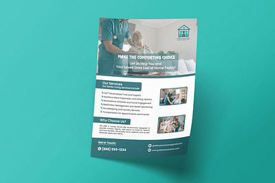 Nursing Care Flyer Design branding caregiverservices eldercare graphic design healthcaredesign healthflyer homenursing leaflet logo medicalflyer nursecare nursing care flyer nursingcare nursingflyer nursingservices nursingsupport one sheet patientcare poster seniorcare