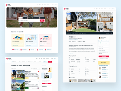 Private Property - Portal branding clean components design design system illustration interface logo marketplace portal property responsive simple ui ux