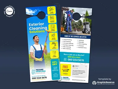 Exterior Cleaning Service Door Hanger Template – Professional canva door hanger template cleaning service canva template cleaning service door hanger exterior cleaning door hanger exterior home cleaning home cleaning home cleaning canva door hanger power washing door hanger pressure washing door hanger washing door hanger