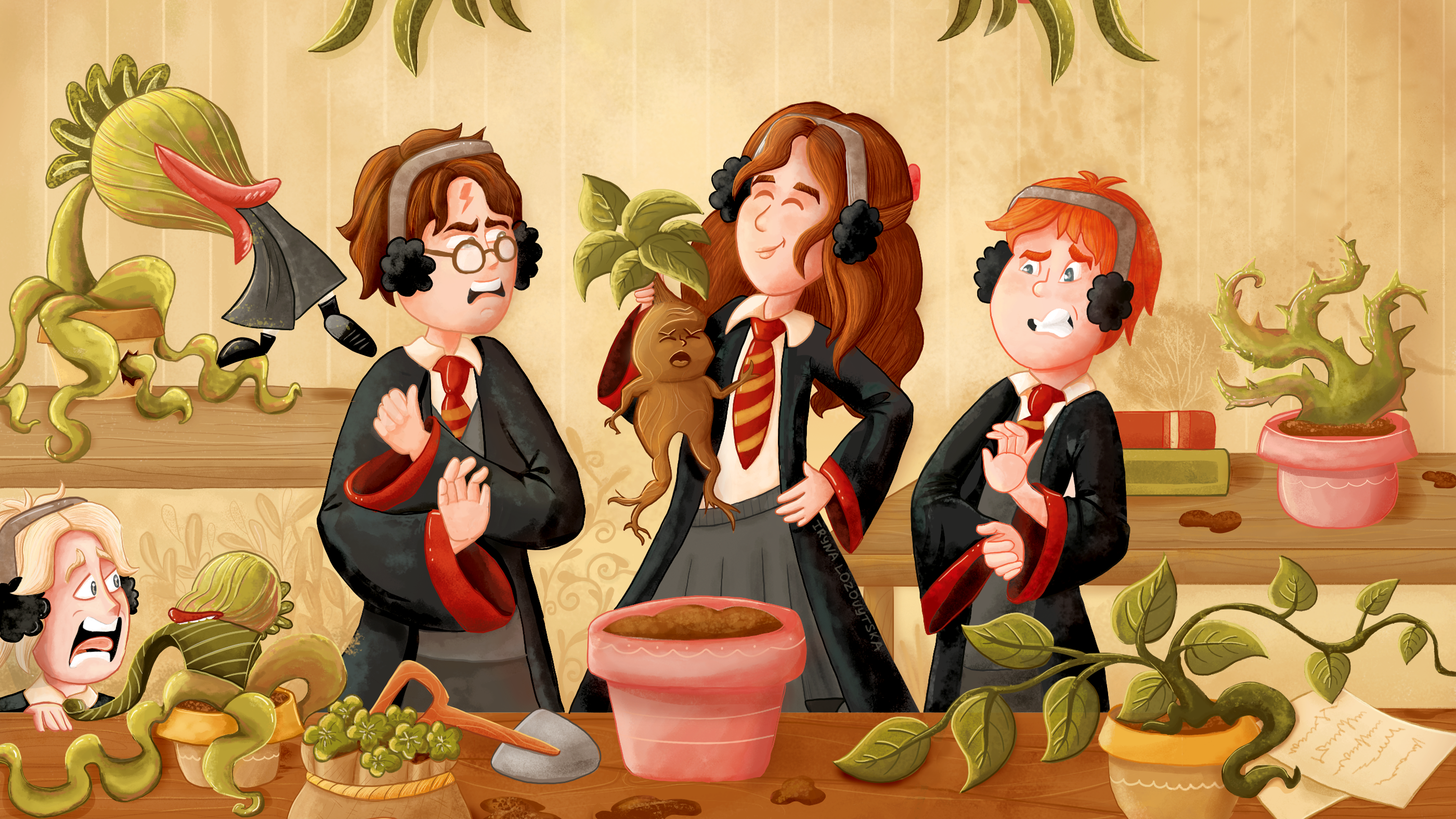Harry Potter - fanart 2d art book illustration cartoon character creative drawing fanart harry potter illustration photoshop