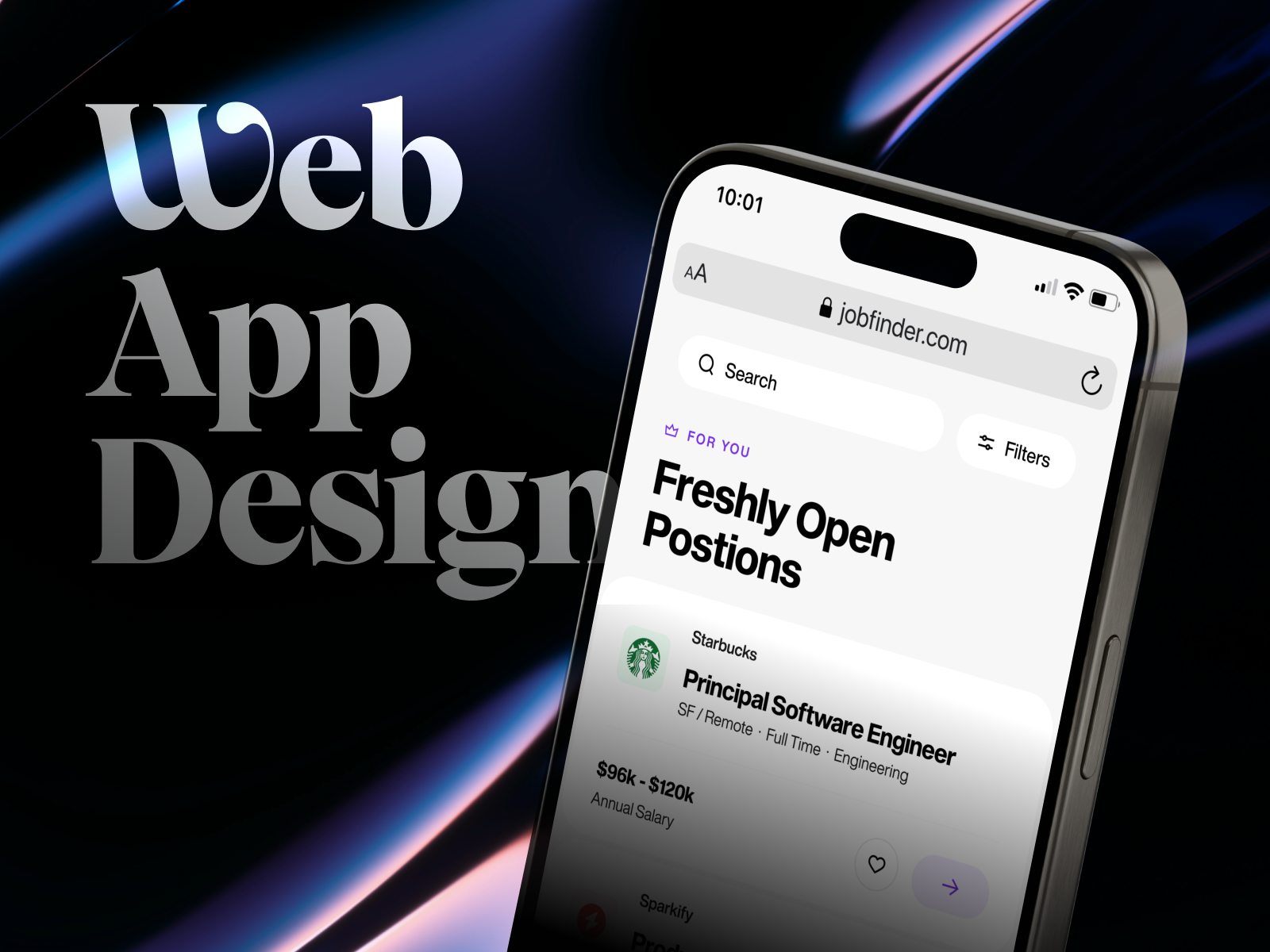 Example of Dynamic web app design service