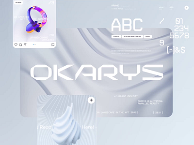Okarys Brand Identity animation branding design graphic design icon identity logo logotype metaverse symbol