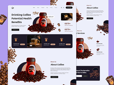 UP Coffee Website Design