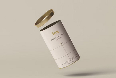 Cylinder Tea Tin Mockup behancegraphic cylinder tea tin mockup tea mockup tea tin mockup