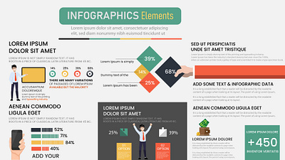 Infographics Elements branding graphic designer identity illustration infographic information design landing page logo design uiux website design