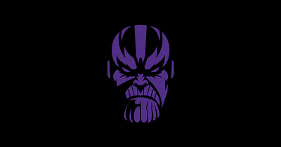 Edgy Thanos silhouette edgy thanos silhouette thanos mascot