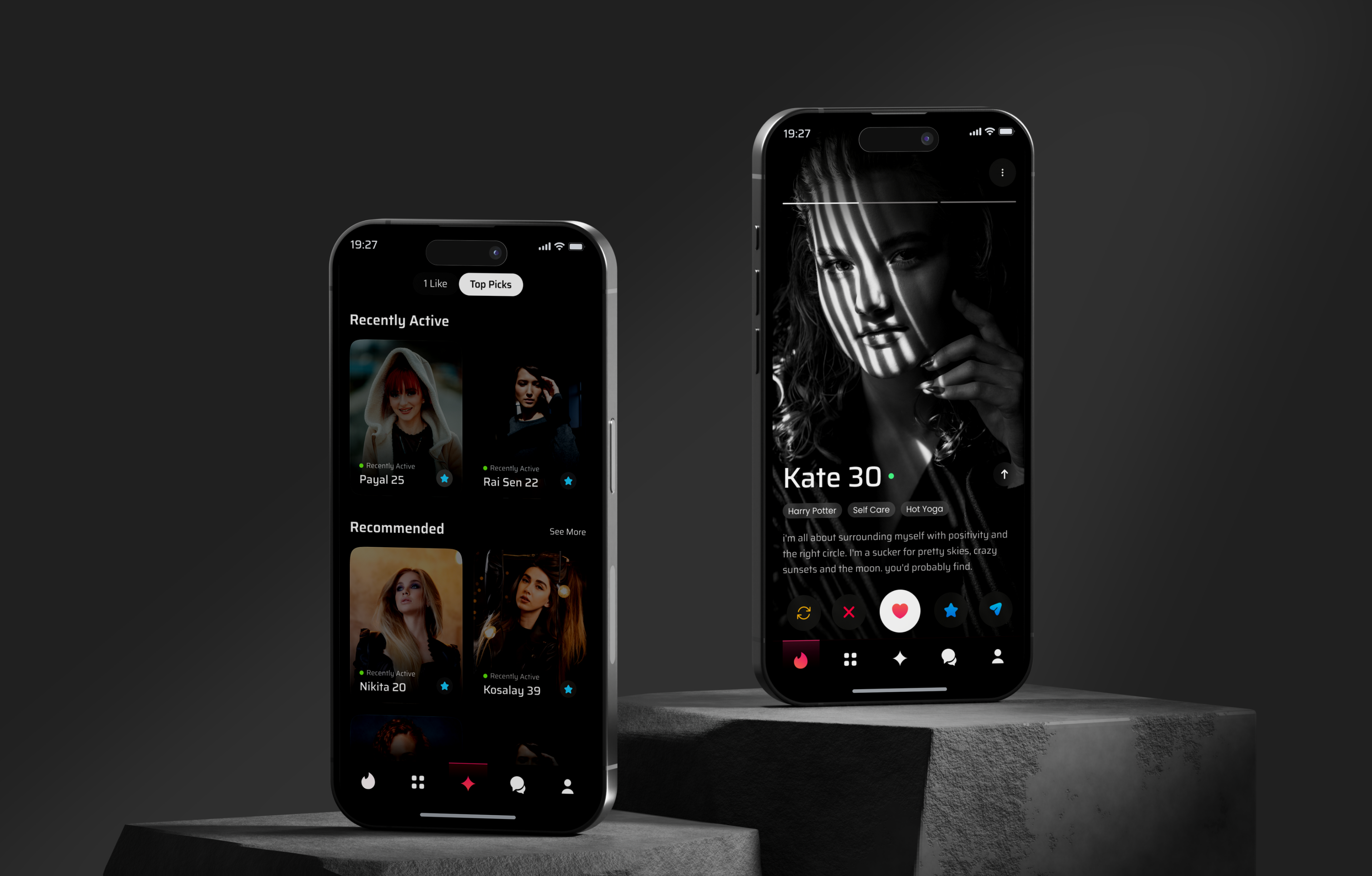 Tinder - Dating App UI/UX Design by Shasanko Creations on Dribbble