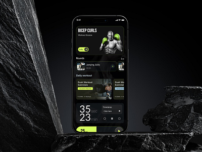 Fitness mobile App UI/UX Design appdesign fitness app design moblileappuiuxdesign product design ui uiux design uxdesign