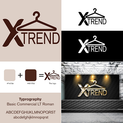 X trend logo ad adobe illustrator branding brnd identity graphic design illustration logo