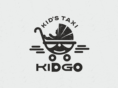 KIDGO-kid's taxi brand brandidentity branding design font identity logo logotype