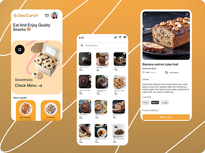 DesiCrunch – Delightful Snack figma image ui ux