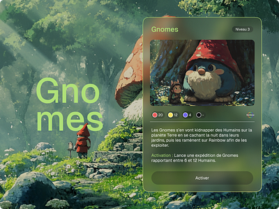 Rainbow : Gnomes branding graphic design ui