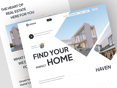 Agency housing landing page agency architect borkker website estate home tour house housing housing website landing page minimal design property real real estate agency real estate website rental website web design website website design