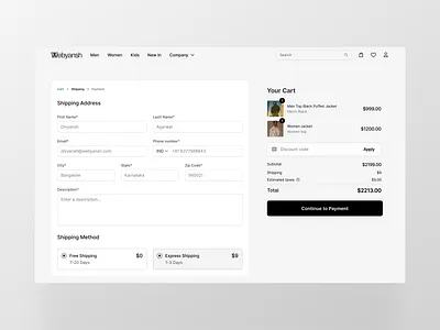 Checkout Page | Shipping UI checkout checkout design checkout designs checkout form checkout page checkout screen checkout ui checkoutpage e commerce checkout e commerce designer e commerce website ecommerce checkout ecommerce design ecommerce ui shipping shipping checkout shopify website shopify website design webflow e commerce webflow ecommerce