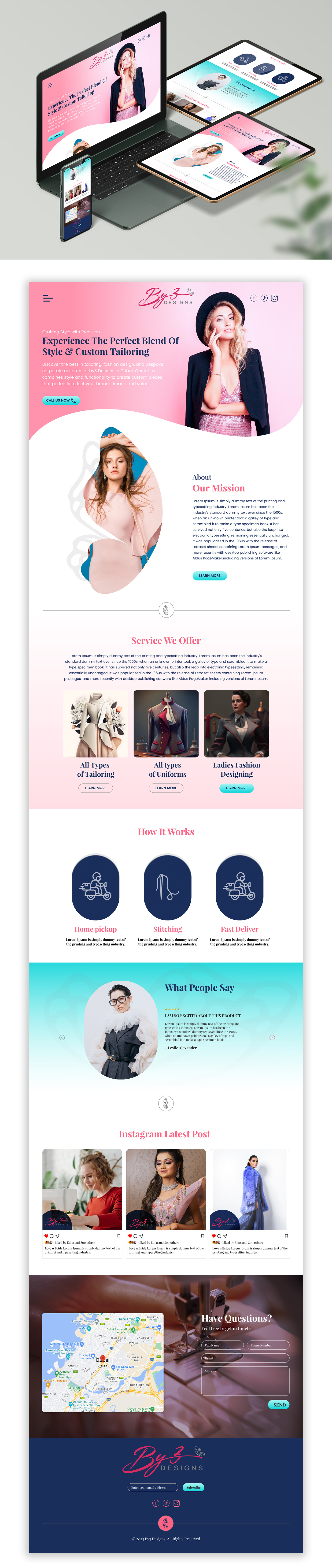 Fashion Landing Page Design apps branding design fashion figma graphic design landing page product design style ui website