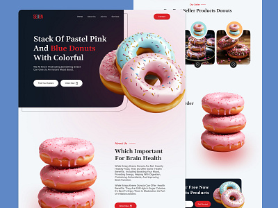 SEOEN Donuts Website Design