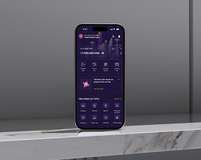 Redesign | Home screen | TP Bank figma finance ui ui design uidesign uiux ux design uxdesign uxui