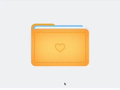 Folder animation 📁 branding design figma graphic design illustration ios logo redesign ui ux