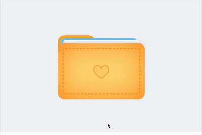 Folder animation 📁 branding design figma graphic design illustration ios logo redesign ui ux