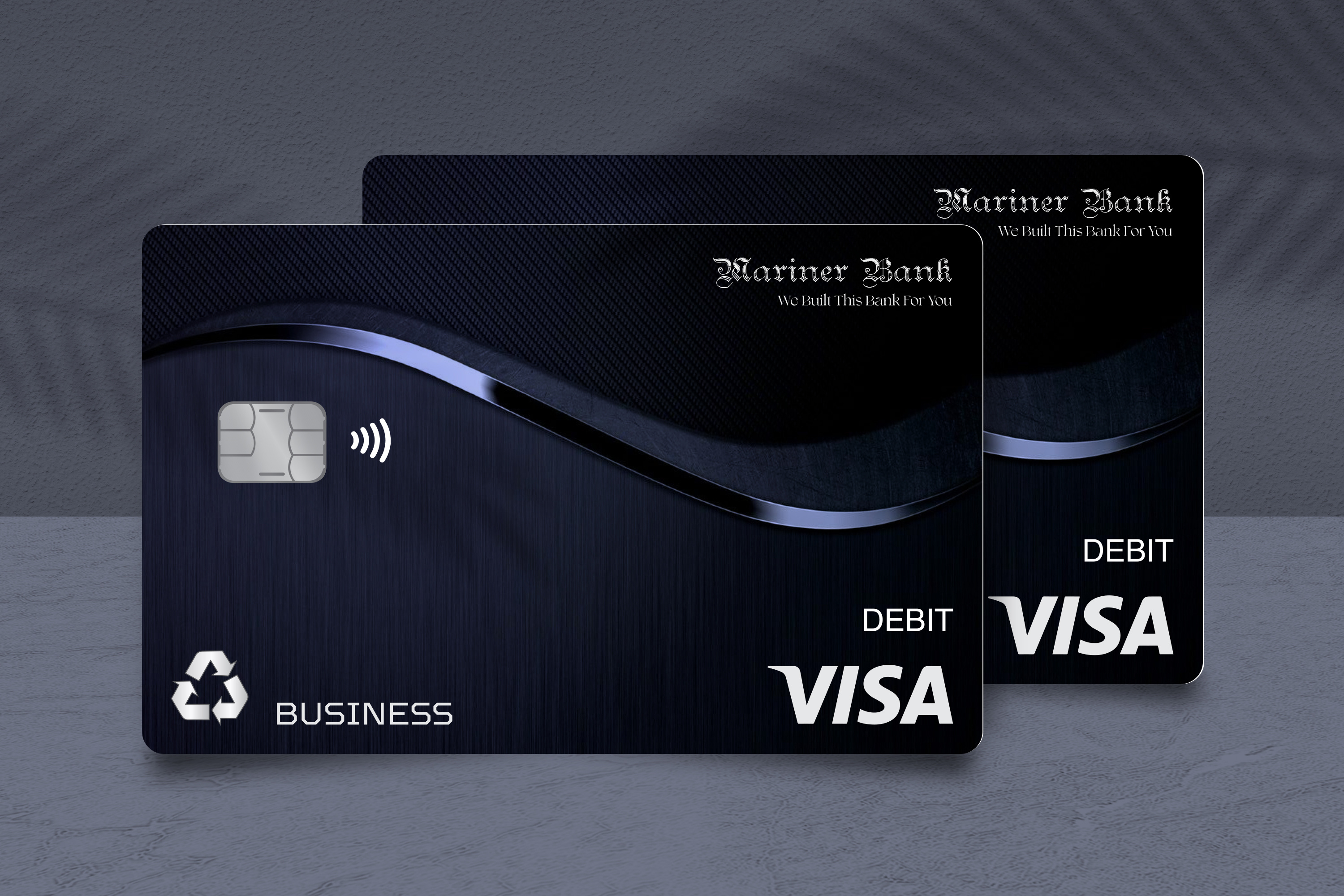 Example of Sleek Credit Card & Master Card Design