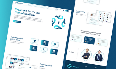 Tecora- Q/A website landing page app idea chatting design ecomerce figma graphic design landing page saas ui website design