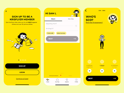 Creative App Design UX/UI app app design application creative design interface layout mobile app modern playful positive ui ui design user user experience user friendly user interface ux ux ui yellow palette