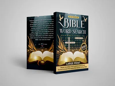 Bible word search book cover design book cover book design kdp book kdp cover