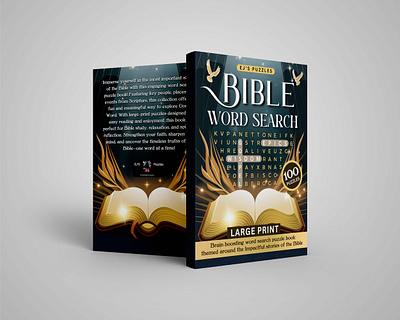 Bible word search book cover design book cover book design kdp book kdp cover