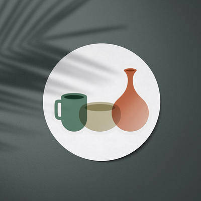 Elegant & Timeless Logo Design for Kiln Pottery iconography