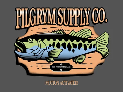 Bob the Babblin' Bass big mouth billy bass fishing graphic design graphic tee kitsch nostalgia retro