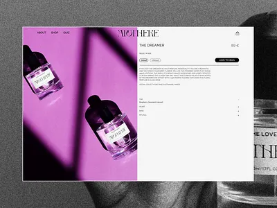 Apotheke e-commerce page bag animation branding e commerce graphic design motion graphics motion interface ui