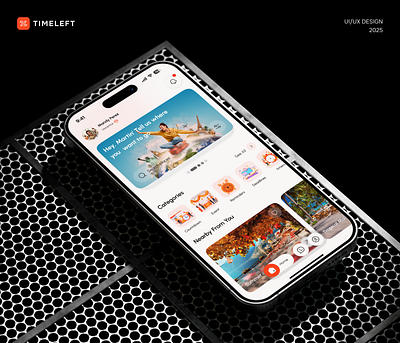 Timeleft - Mobile App android android app design app app design clean interface ios ios app design mobile mobile app mobile app design mobile responsive modern modern design responsive ui ux