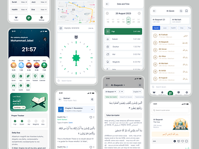 Fadlun – Your All-in-One Quran & Islamic Companion App / Design app design clean ui dua hadith hijri calendar islamic islamic app jabel minimal app minimalui muslim app muslim tech non profit prayer times qibla finder quran app quranapp superapp tasbeeh ui