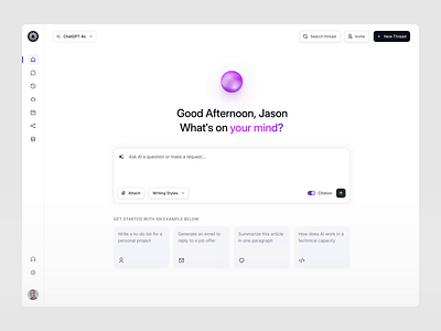 Lumeo - AI Assistant ai animation artificial intelligence assistant business chatgpt clean dashboard deepseek design gemini motion graphics saas ui uidesign ux uxdesign web web design website