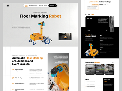 Intmach Floor Marking Robot Website ai ai website artificial inteligence design floor marking robots manufacturing website modern website robot robot design robot website design robotics website ui ui design ux webflow webflow designer webflow developer webflow developer fiverrr webflow website webflow website design