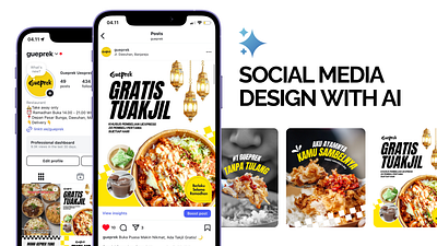 AI Instagram Feeds Social Media Design | Gueprek ai design ai generated ai photography branding dafa prima digital marketing food branding food menu design food photography graphic design instagram design instagram feeds instagram post restaurant branding social media design social media marketing