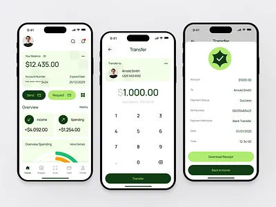 Fina - Finance Mobile App app bank banking banking app bill digital money expenses finance finance app fintech mobile mobile app mobile banking mobile design money payment transaction transfer ui ux