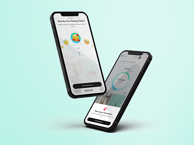 Health & Wellness Mobile App coaching design thinking doctor health mobile app mood calculator uiux wellness
