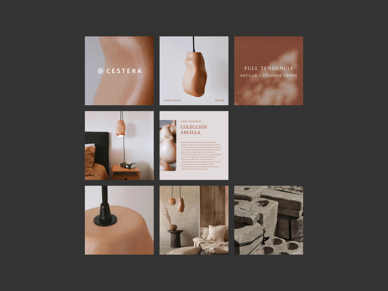 Cestera© cestera clay instagram lamps layout light lightning newcollection photography