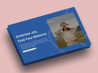 A Calming Digital Experience for Self-Care branding healthandwellness ui uivisual webdesign