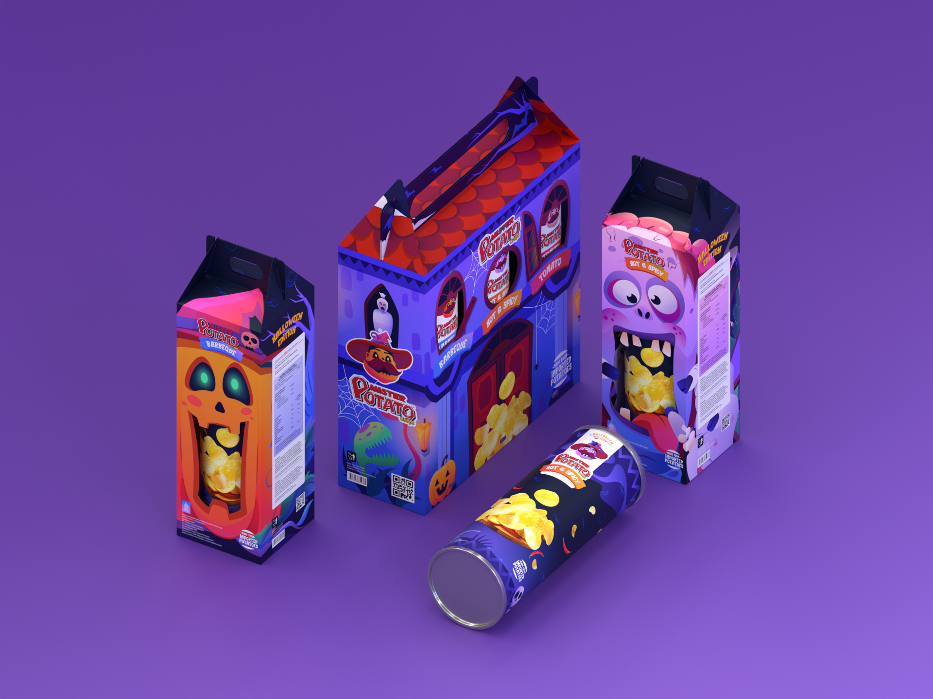 Example of Packaging Design For Bottle/Tube/Can/Box