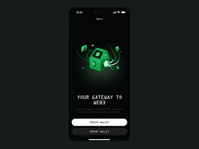 Web3 Wallet onboarding and creation app cryptocurrency design fintech illustration mobile app design product design ui uiux user interface ux walletdesign web3 web3 wallet web3design
