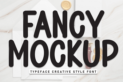 FANCY MOCKUP FONT fun fonts