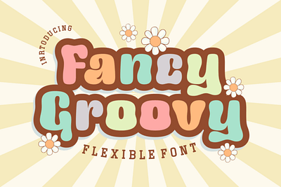 FANCY GROOVY FONT fun fonts groovy vintage